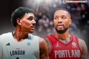 对阵开拓者！伦敦雄狮是历史首支和NBA球队交手的英国篮球俱乐部